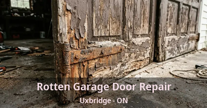 Rotten Garage Door Repair Uxbridge - ON