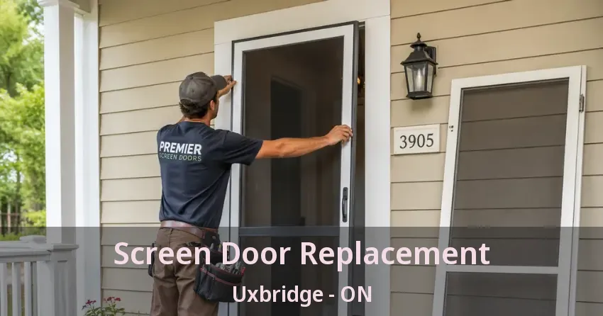 Screen Door Replacement Uxbridge - ON